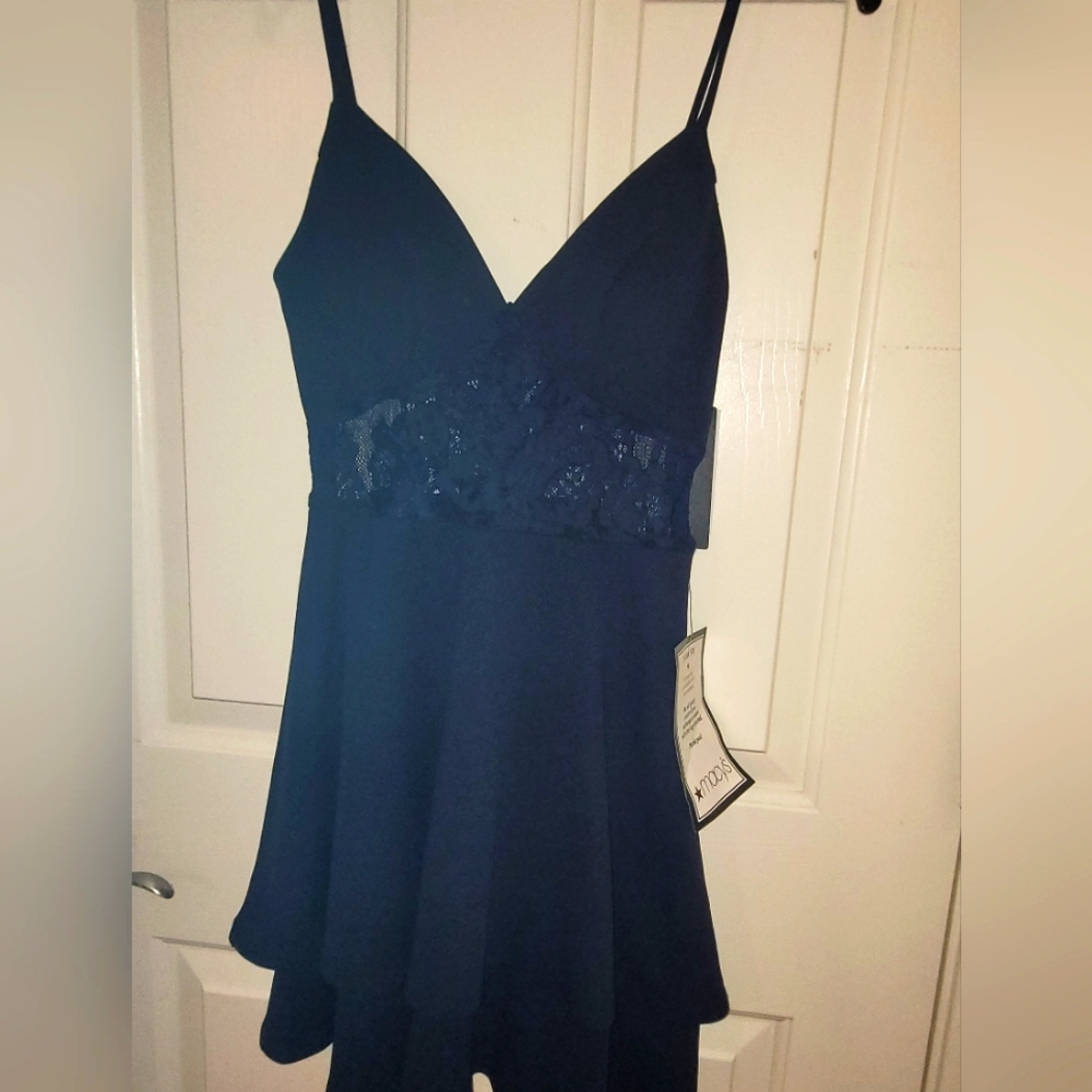 Navy blue party dress